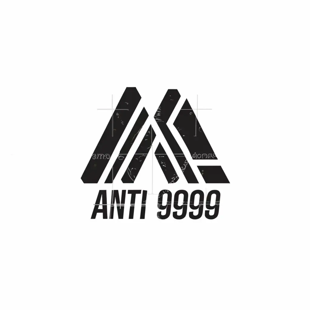 a logo design,with the text "ANTI 999", main symbol:"""
text
""",Moderate,be used in Sports Fitness industry,clear background