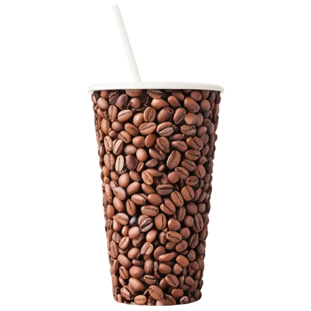 paper cup made from coffee beans