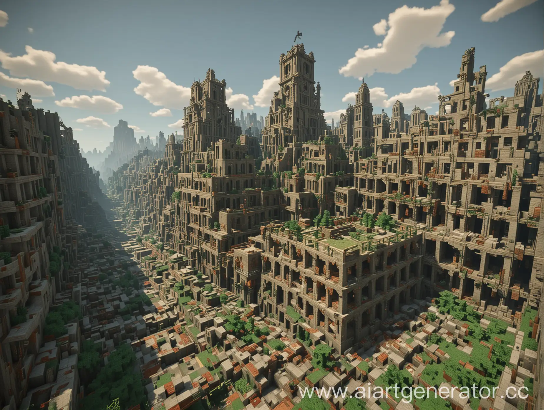 Exploring-the-Enigmatic-Minecraft-Abandoned-City
