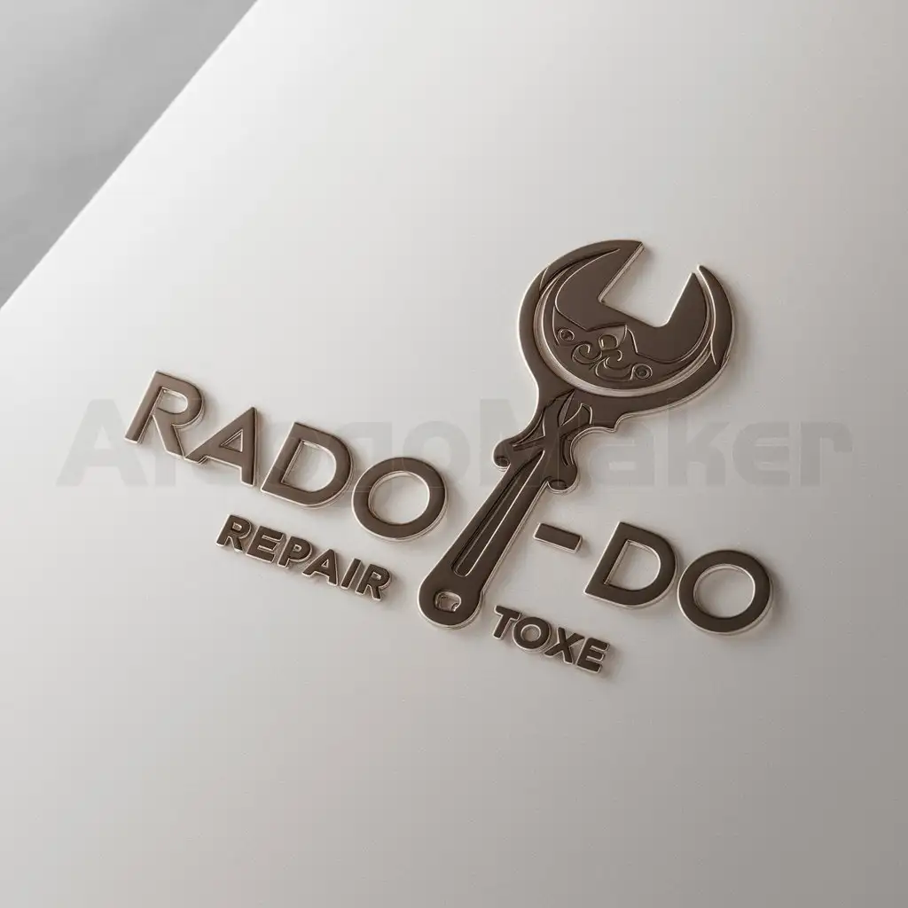 a logo design,with the text 'Rado', main symbol:Ornament,Moderate,be used in Repair industry,clear background