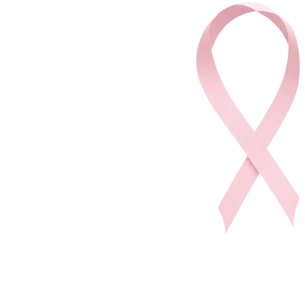 one light pink ribbon