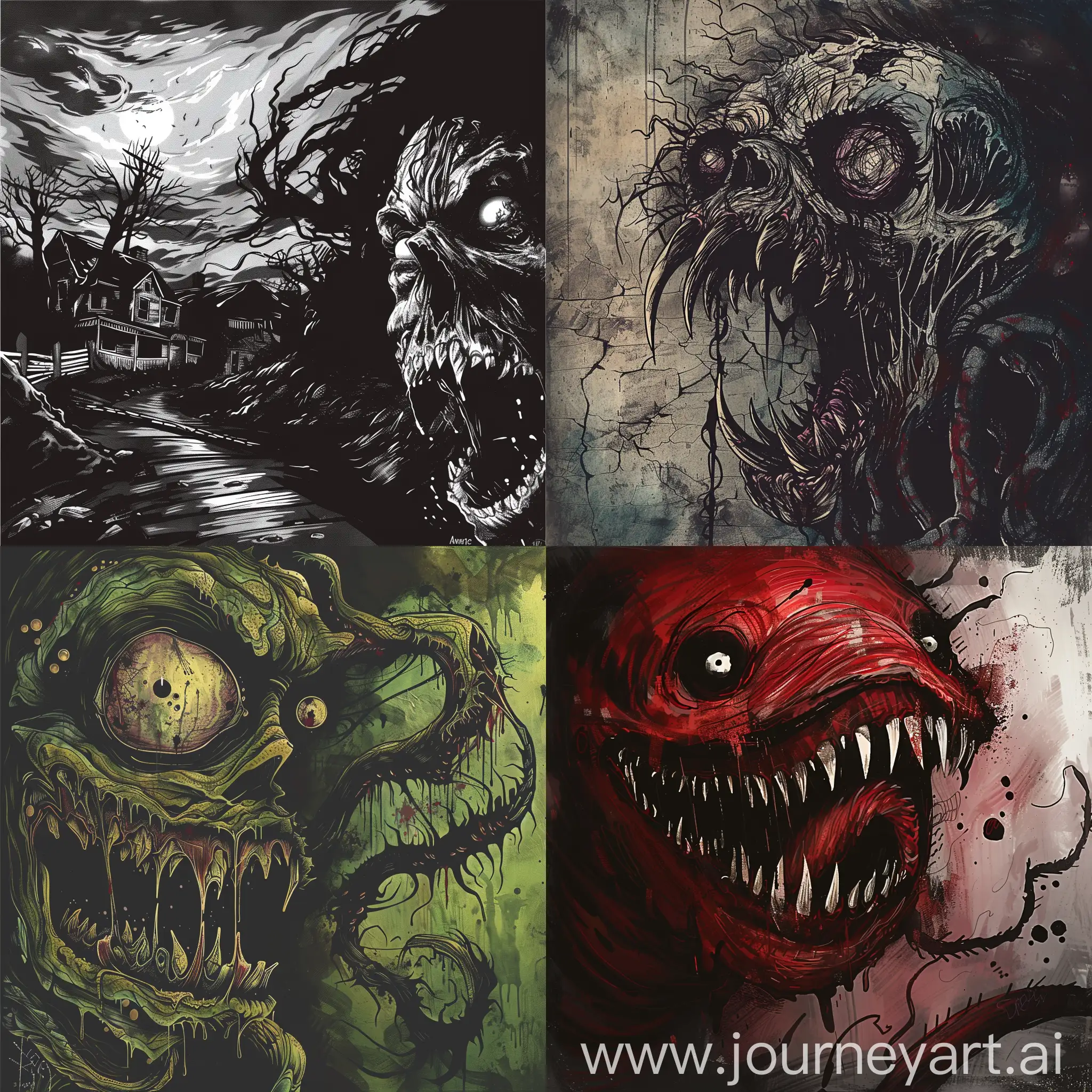 Amateur artwork, amateur digital artwork, horror art, Homemade artwork, homemade scary art, scary, mural, drawn with adobe illustrator
