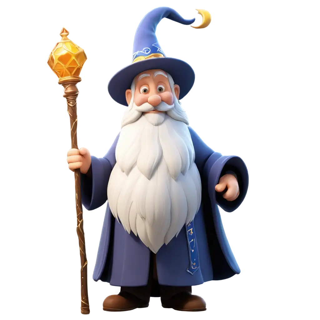 Captivating-PNG-Image-Cartoon-Wise-Old-Wizard-Wielding-Magic-Staff
