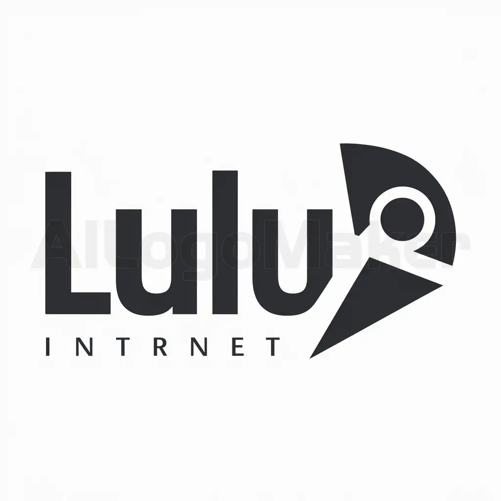 a logo design,with the text "LULU", main symbol:It,Moderate,be used in Internet industry,clear background