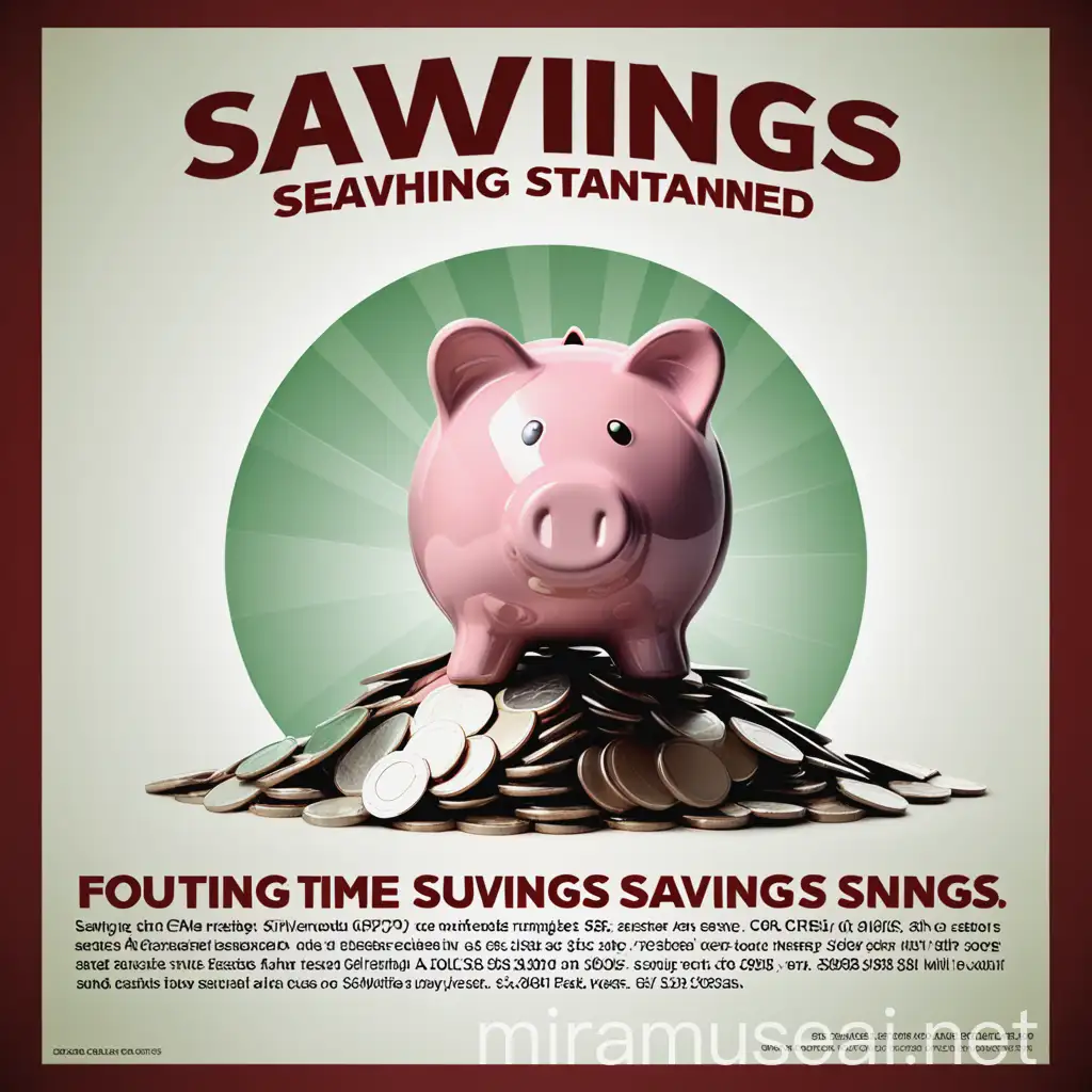 Happy Family Saving Money Together Financial Planning Poster