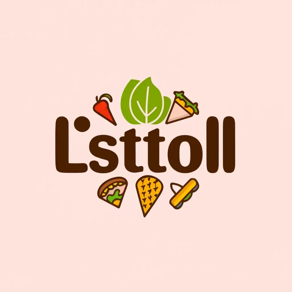 a logo design,with the text "Listol", main symbol:leaf, food,Minimalistic,be used in Restaurant industry,clear background