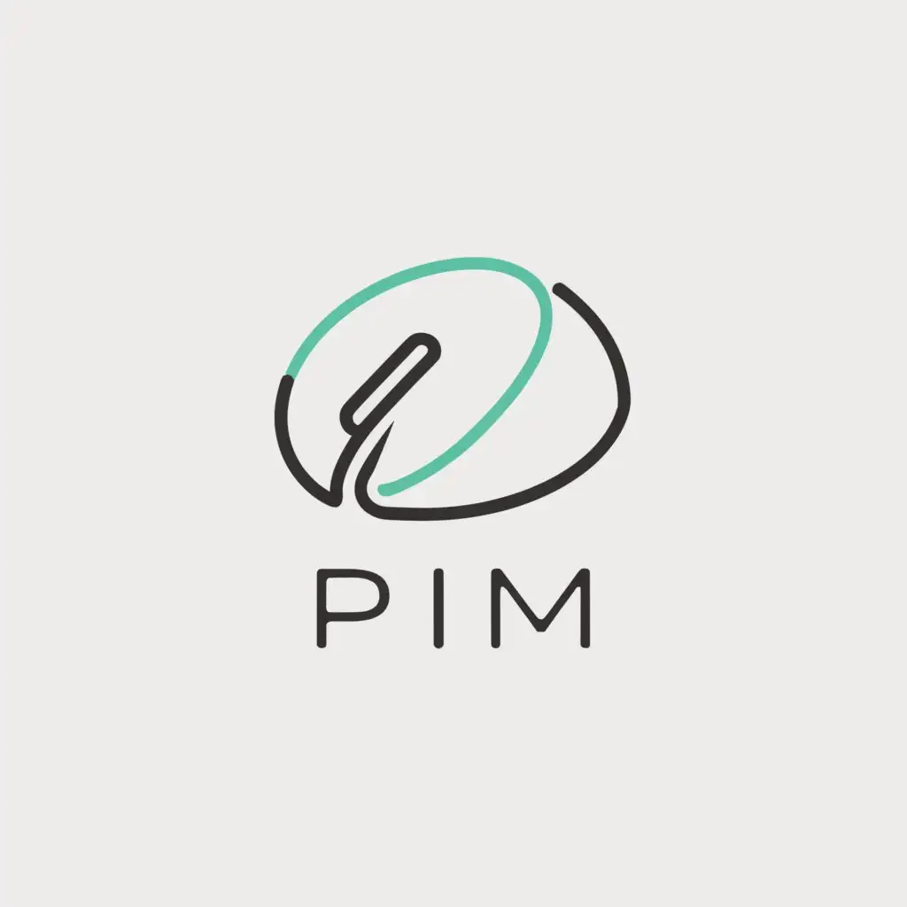 a logo design,with the text "PIM", main symbol:Management,Minimalistic,be used in Internet industry,clear background
