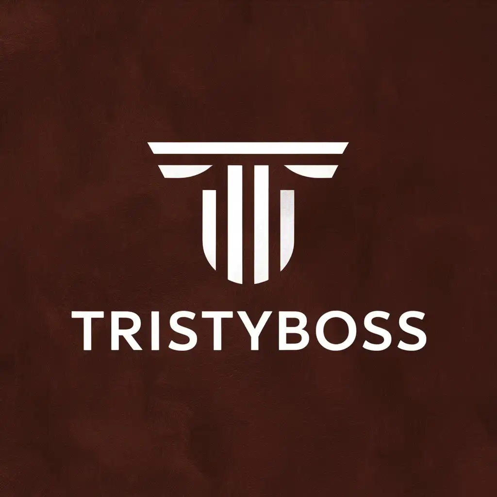 Логотип TristyBoss. В стиле босса 