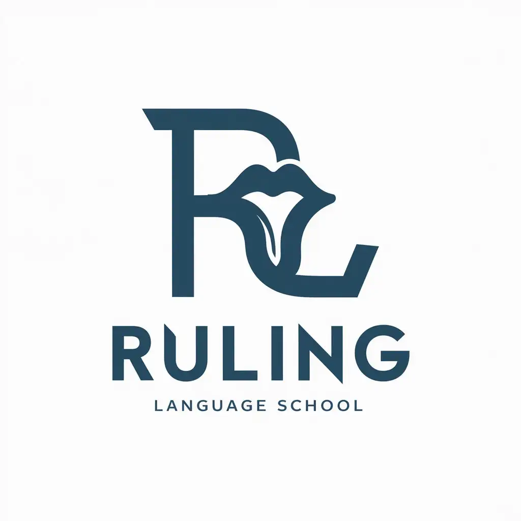 логотип языковой школы с названием "RuLing"
