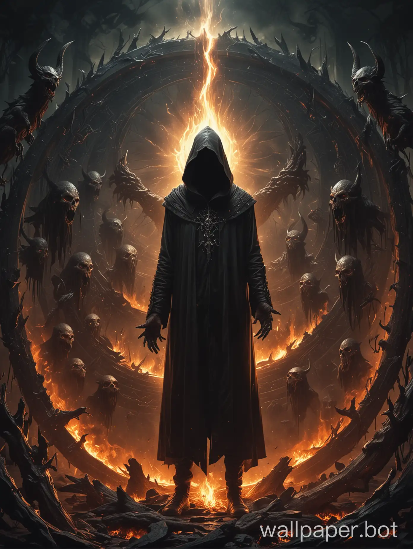 Occultist-Summoning-Sacred-Flames-in-Dark-Metal-Music-Art