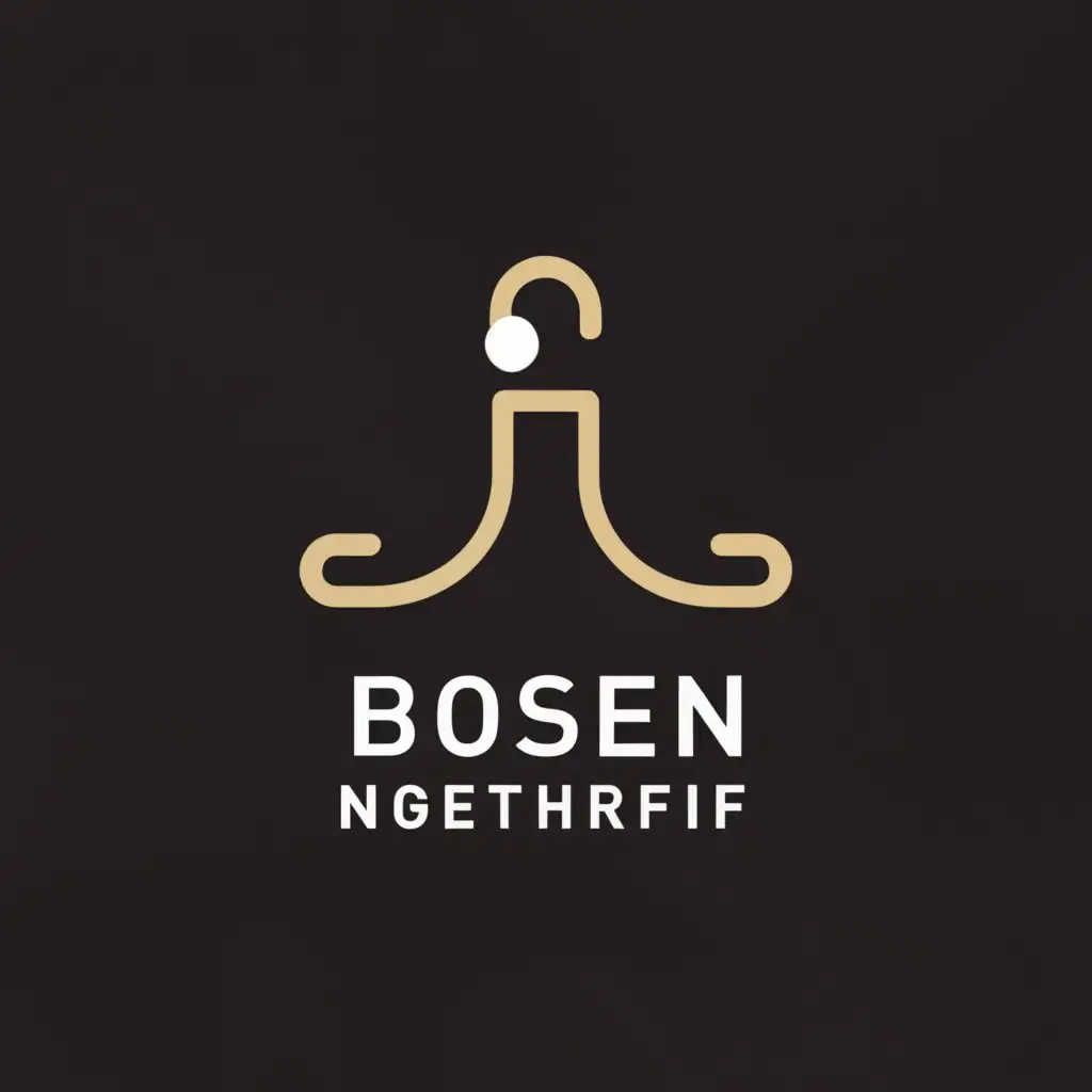 a logo design,with the text "BOSEN NGETHRIFT", main symbol:Hanger,Moderate,clear background