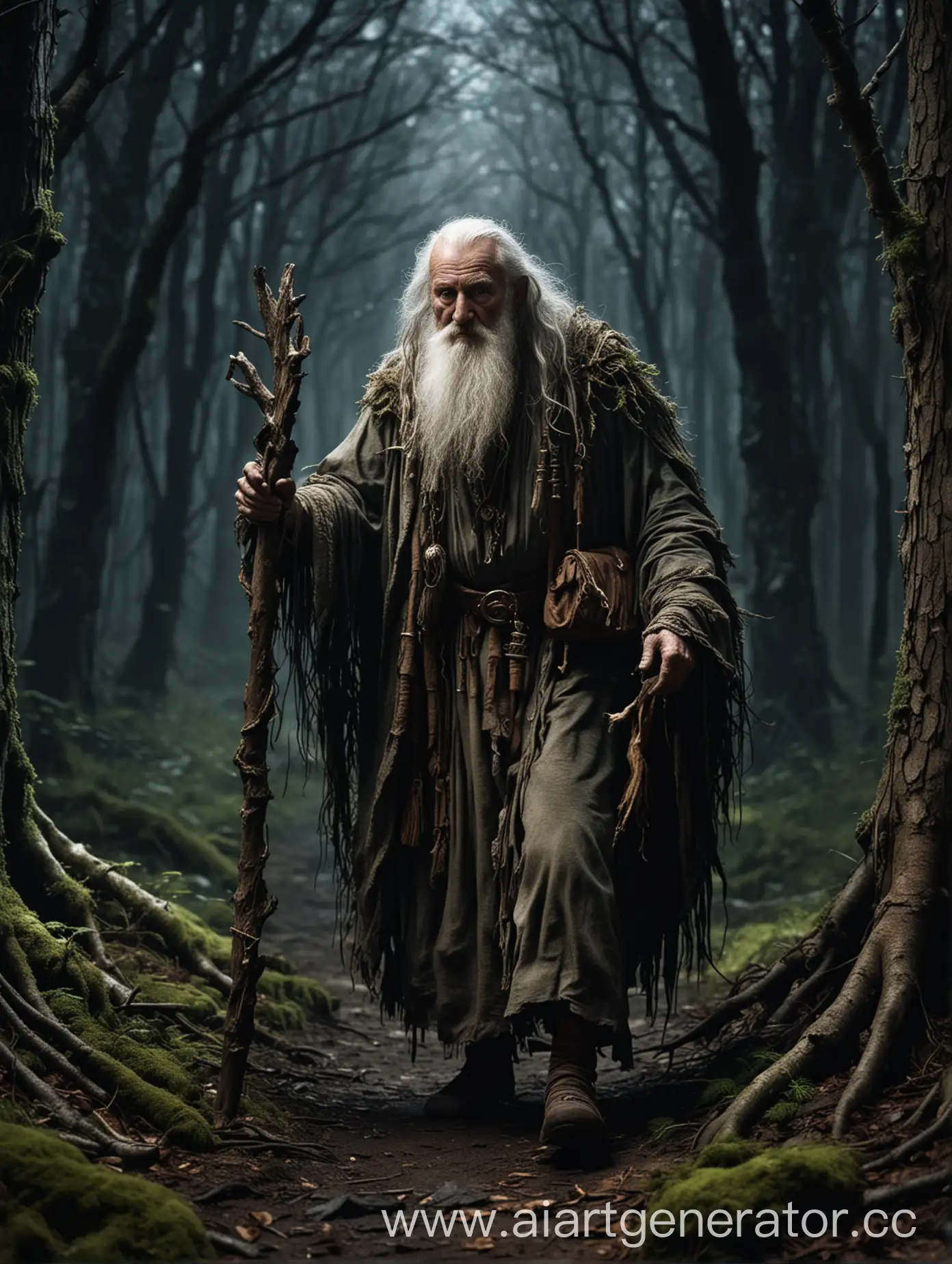 Elder-Druid-Strolls-Through-Enchanted-Woods