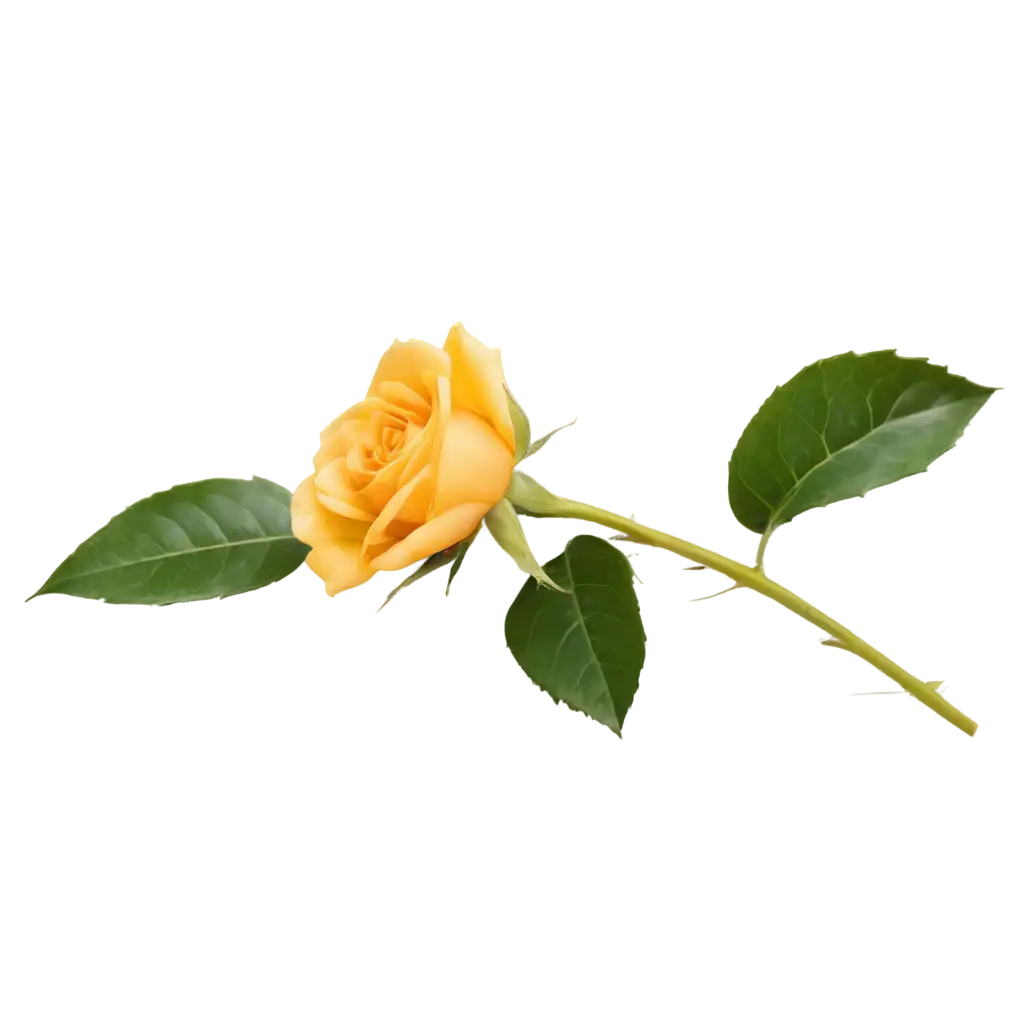 Vivid-Yellow-Rose-Flower-PNG-Exquisite-TopDown-View-for-Stunning-Visuals