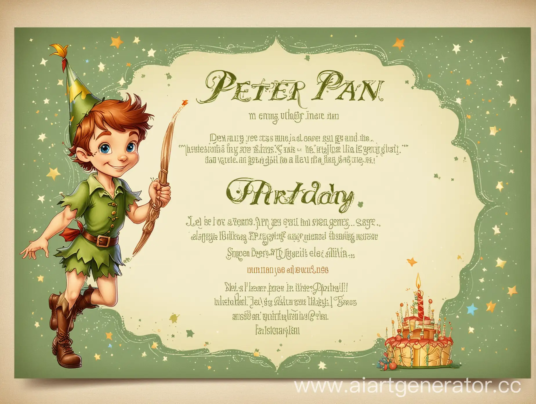 Enchanting-Peter-Pan-Themed-Birthday-Invitation-Card