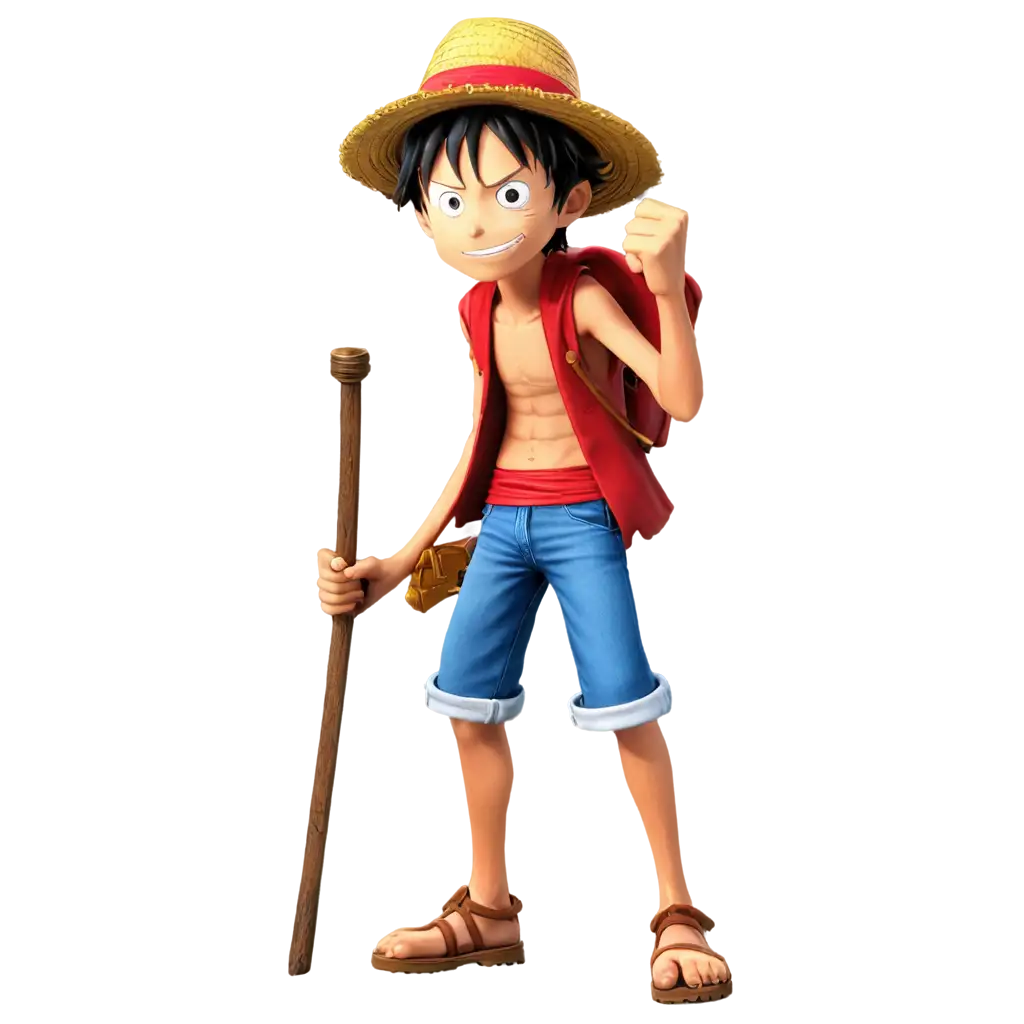 Dynamic-PNG-Illustration-of-Luffy-Unleashing-the-Adventure-of-the-Pirate-King