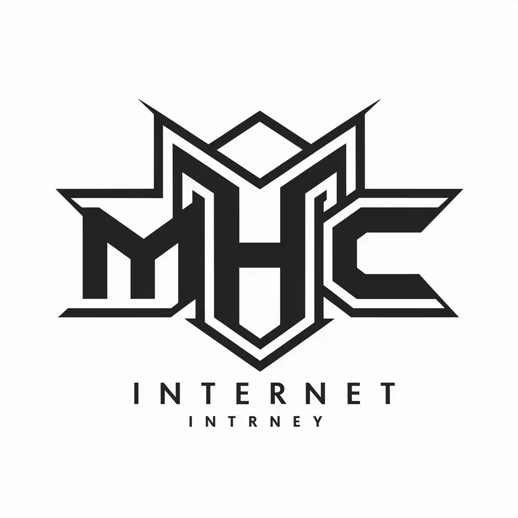 a logo design,with the text "MHC", main symbol:MHC,complex,be used in Internet industry,clear background