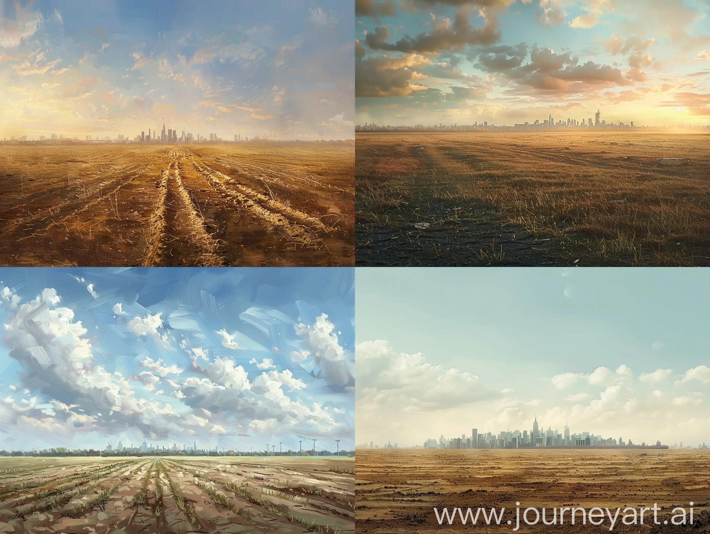 Gotham-Skyline-Overlooking-Vast-Fields-Landscape