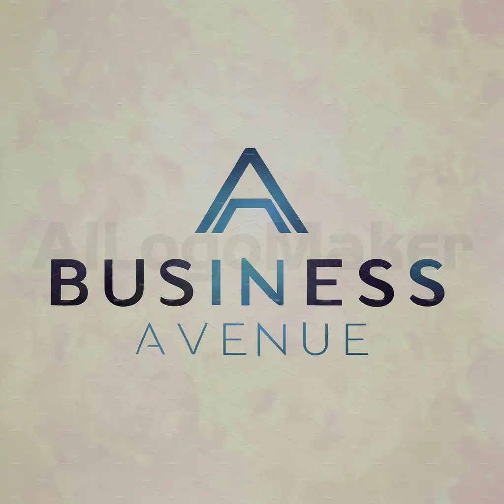 a logo design,with the text "Business Avenue", main symbol:Business Avenue,Moderate,clear background