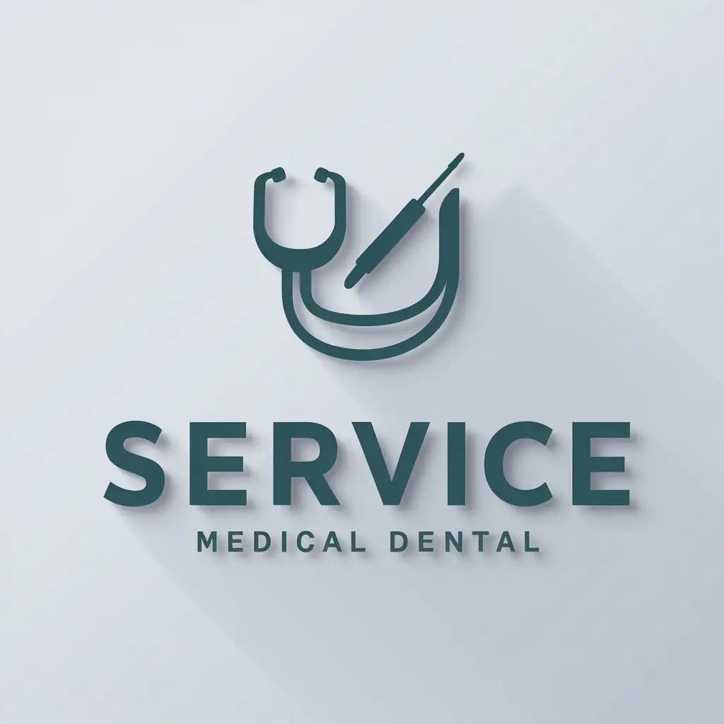 a logo design,with the text "service", main symbol:medical administration,Moderate,be used in Medical Dental industry,clear background