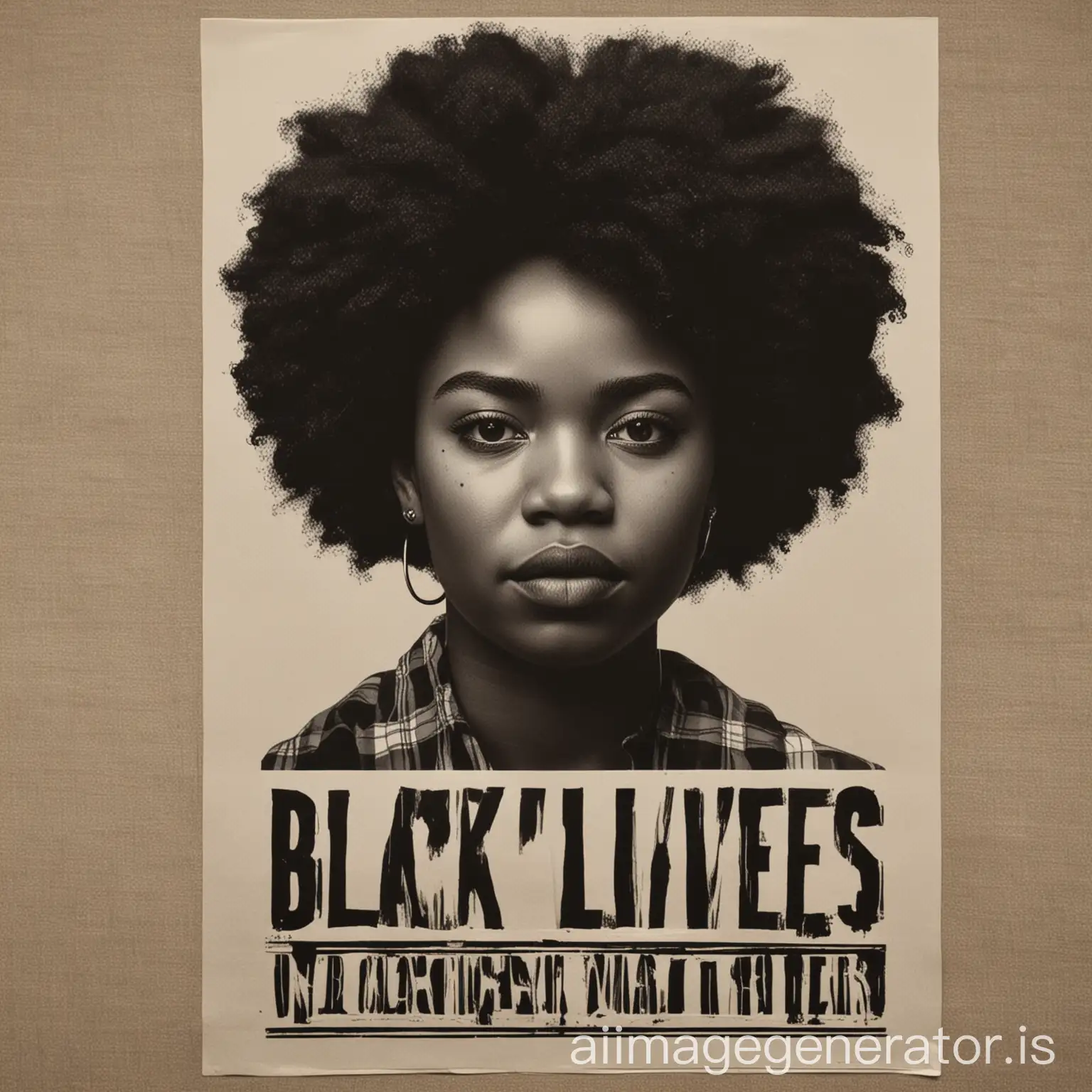 Black Lives Matter poster
