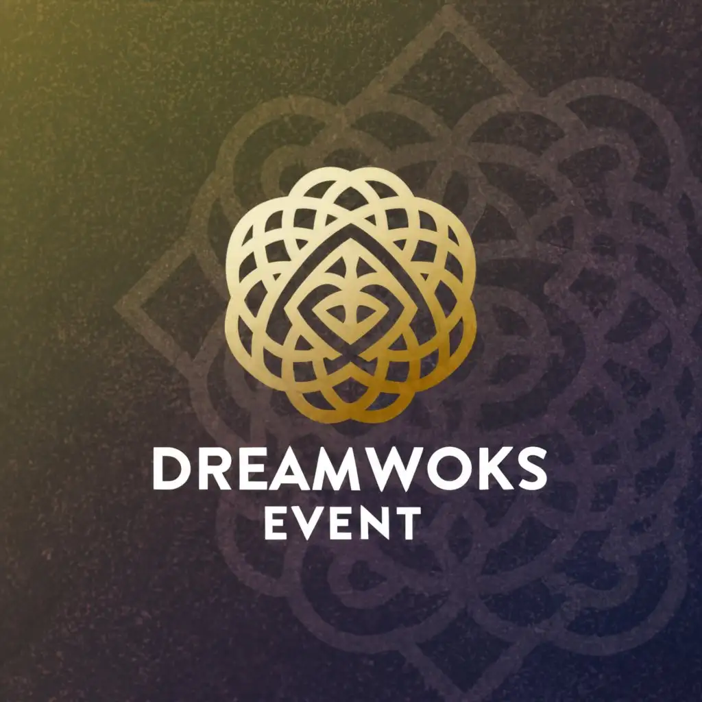 LOGO-Design-For-DreamWorks-Event-Elegant-Event-Planner-Logo-for-Entertainment-Industry