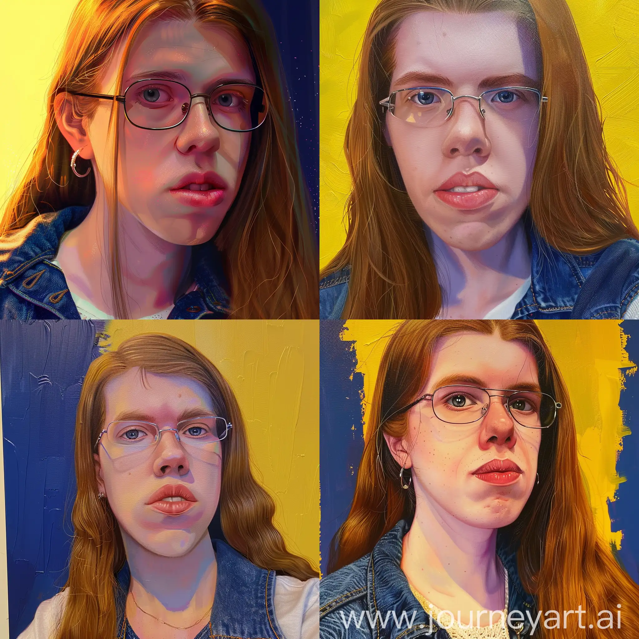 Colorful-Portrait-with-Vibrant-Yellow-and-Purple-Tones