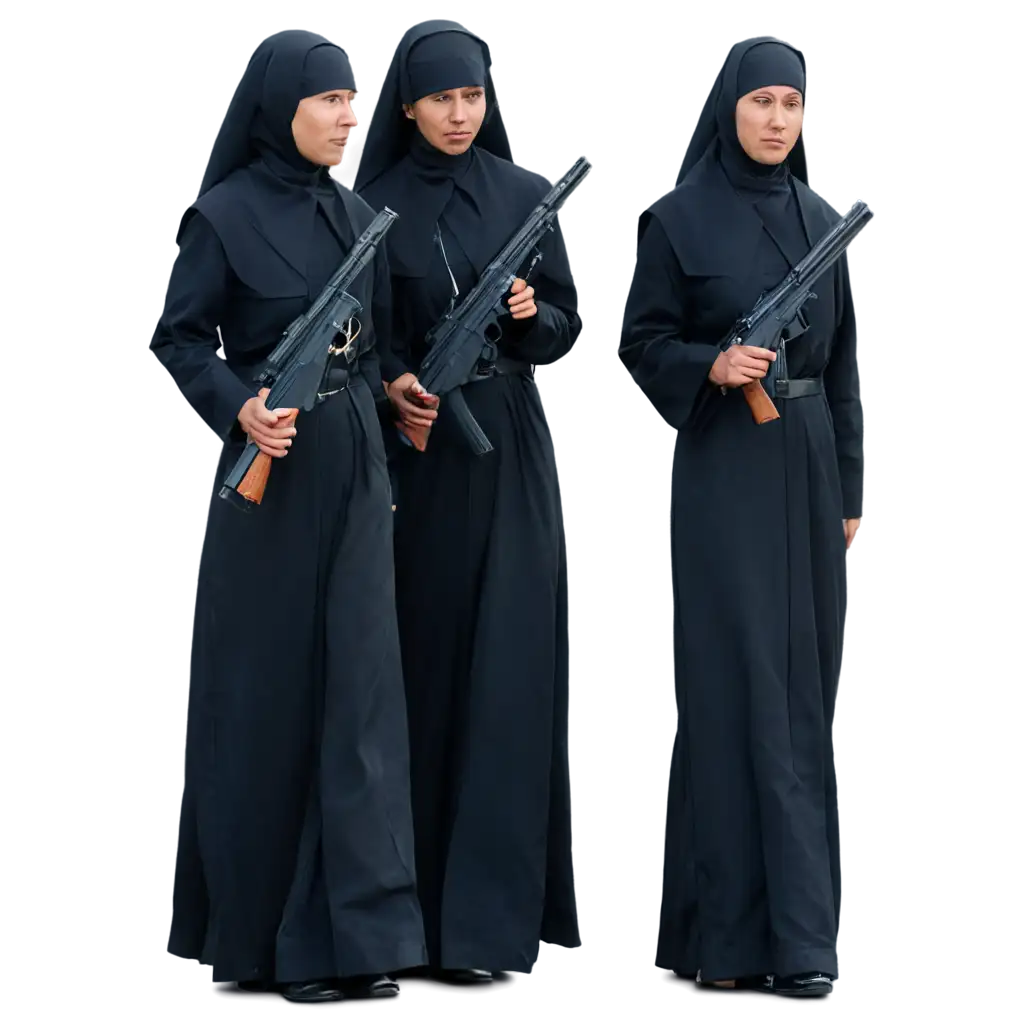 Nuns-With-Guns-PNG-A-Powerful-Visual-Representation