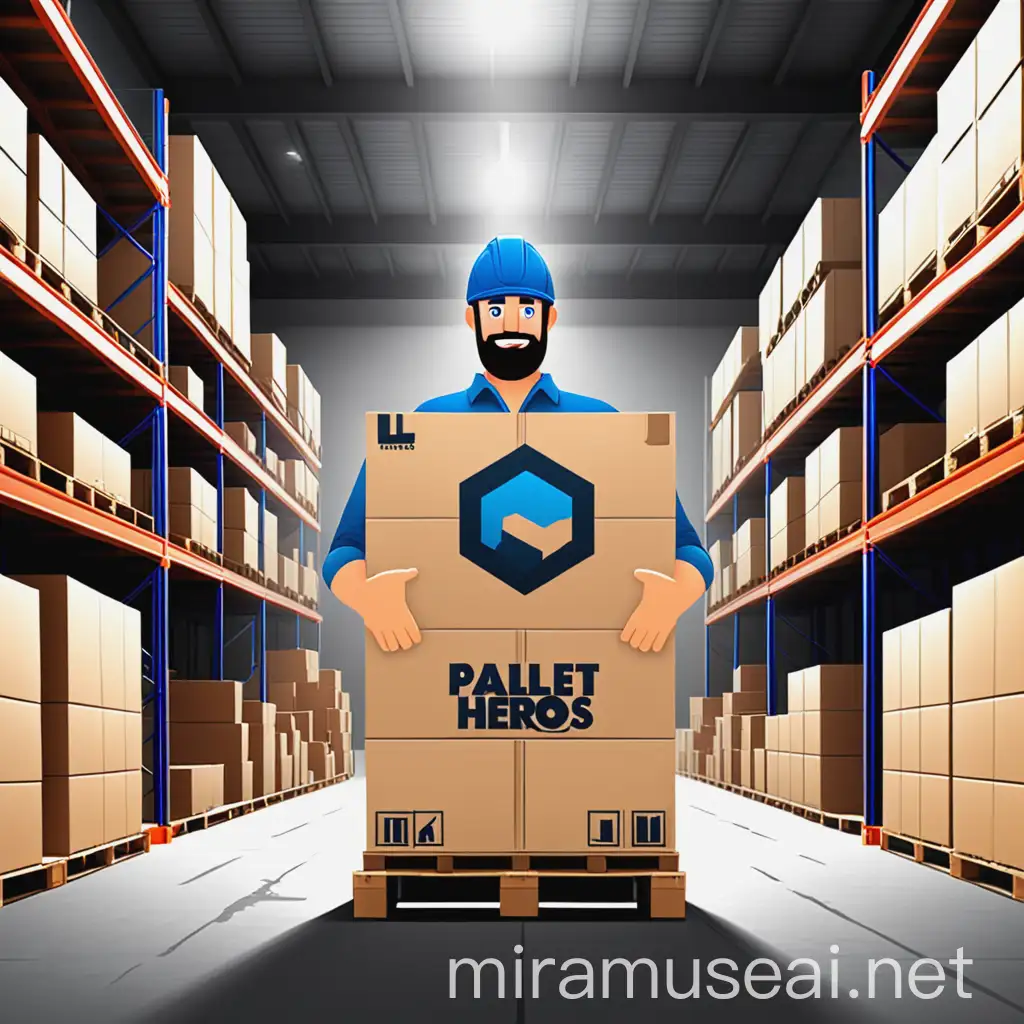 I will need an image for logo of a development team. The develops warehouse management software. Their name is Pallet heros
