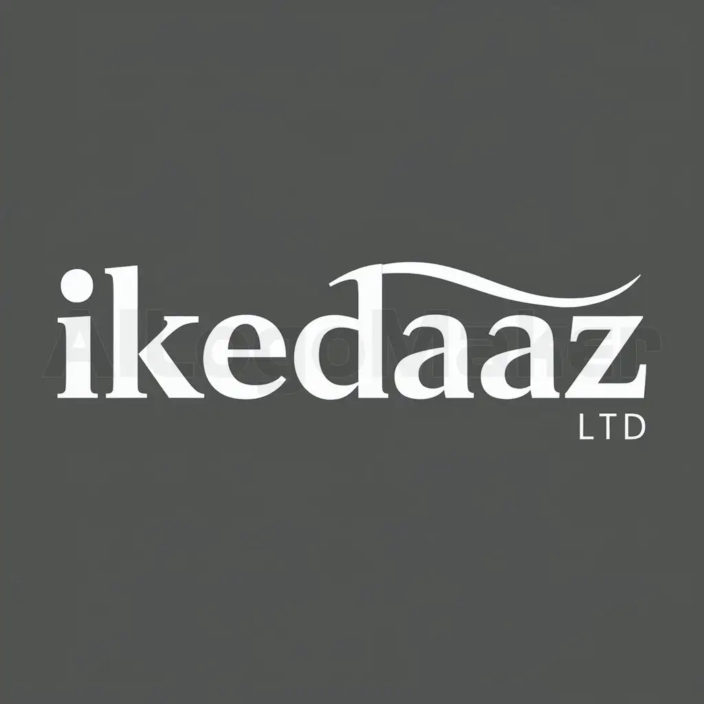a logo design,with the text "IKEDAAZ LTD", main symbol:IKEDAAZ,Moderate,clear background