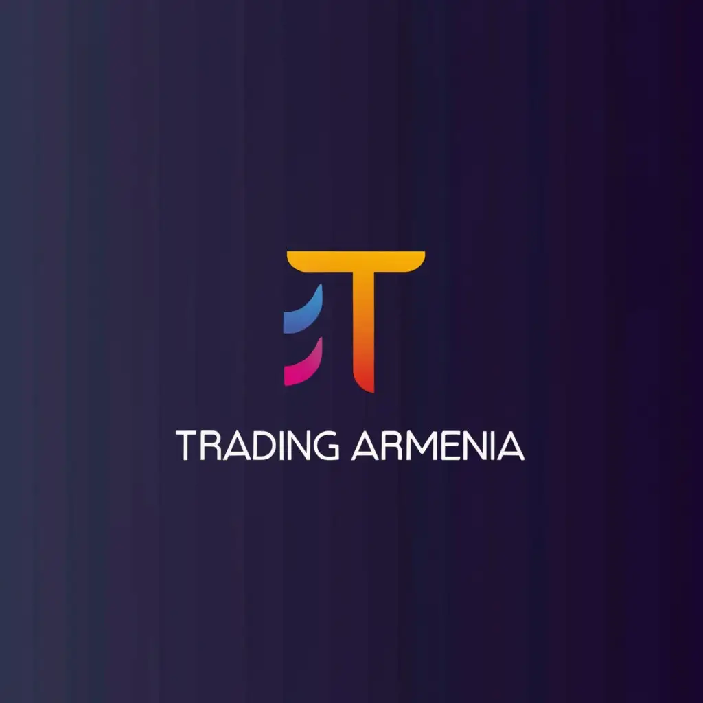 a logo design,with the text "TRADING ARMENIA", main symbol:T,Moderate,be used in Finance industry,clear background