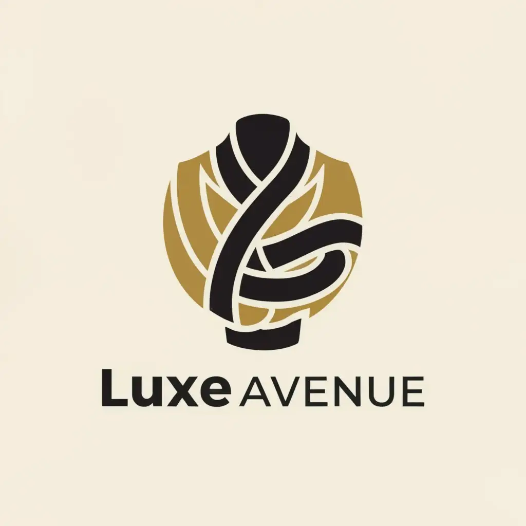 a logo design,with the text "LUXE AVENUE", main symbol:CLOTHE,Moderate,be used in clothing industry,clear background