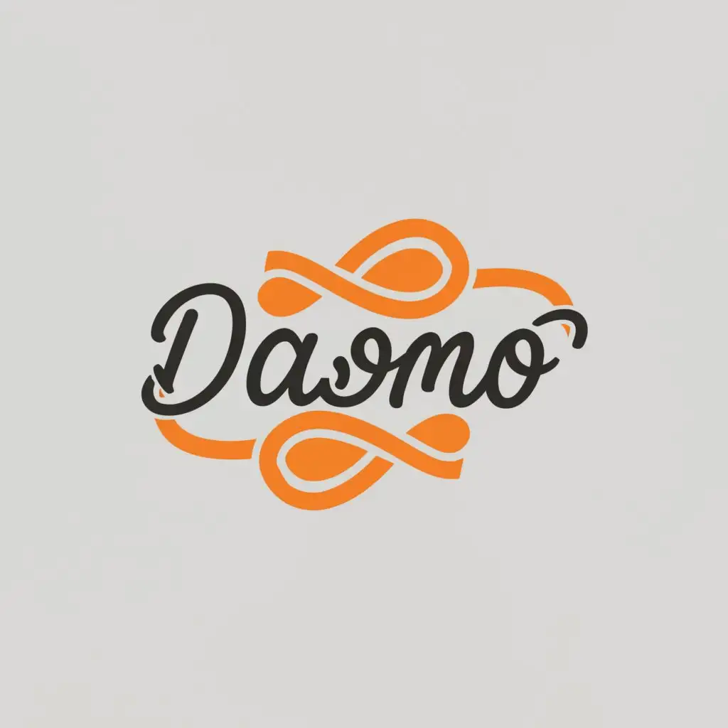 LOGO-Design-For-DASMO-Modern-Script-in-Black-Gray-with-Minimalist-Emblem