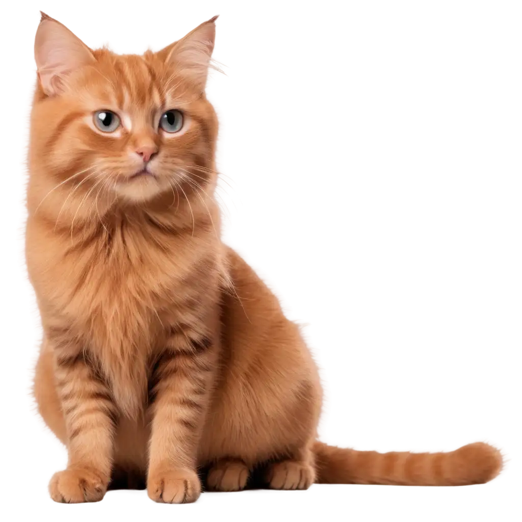 Adorable-Red-Cat-PNG-Captivating-Digital-Illustration-for-Feline-Lovers