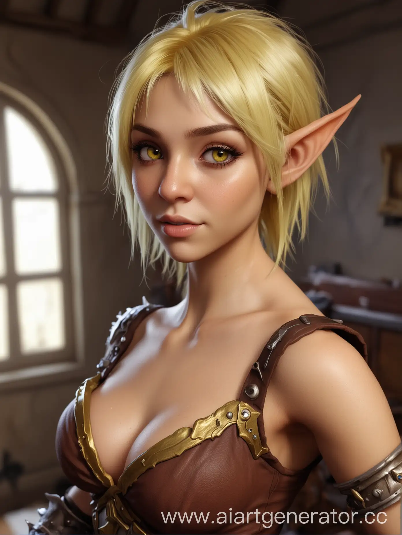 Realistic-World-of-Warcraft-Hybrid-Girl-in-Apartment-Selfie