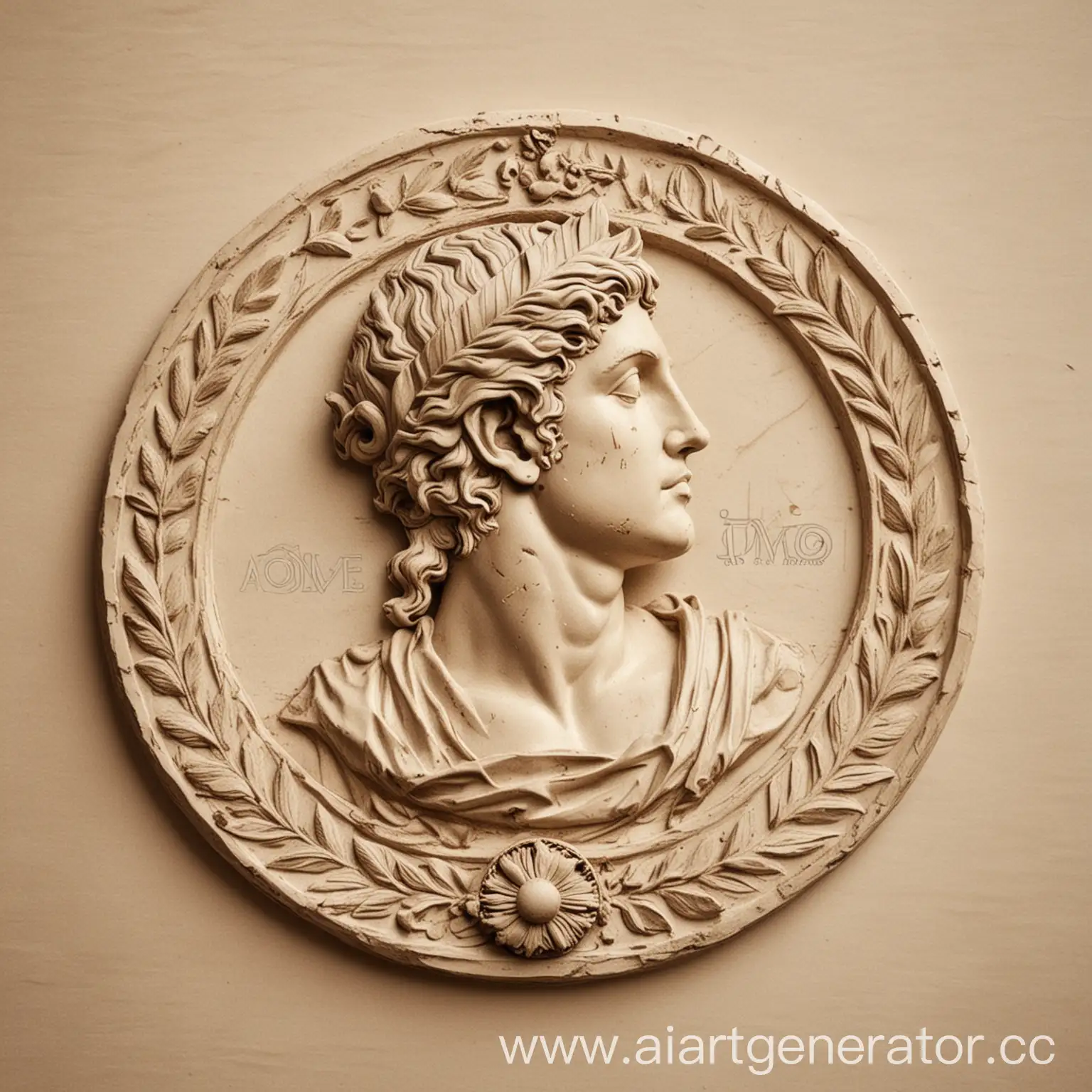 Greek-God-Apollo-Holding-Earth-Mythological-Logotype