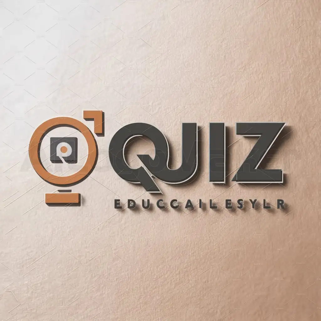 a logo design,with the text "quiz", main symbol:quiz and timer,Moderate,be used in 0 industry,clear background