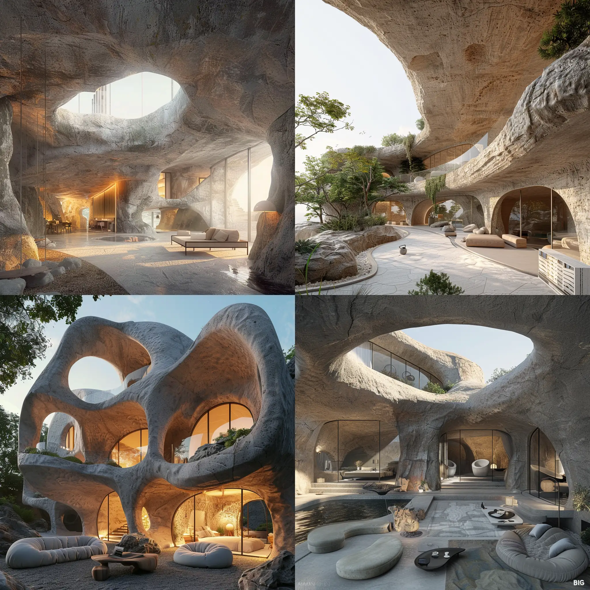 Modern-CaveStyle-Architectural-Design-Renderings-by-BIG-Firm