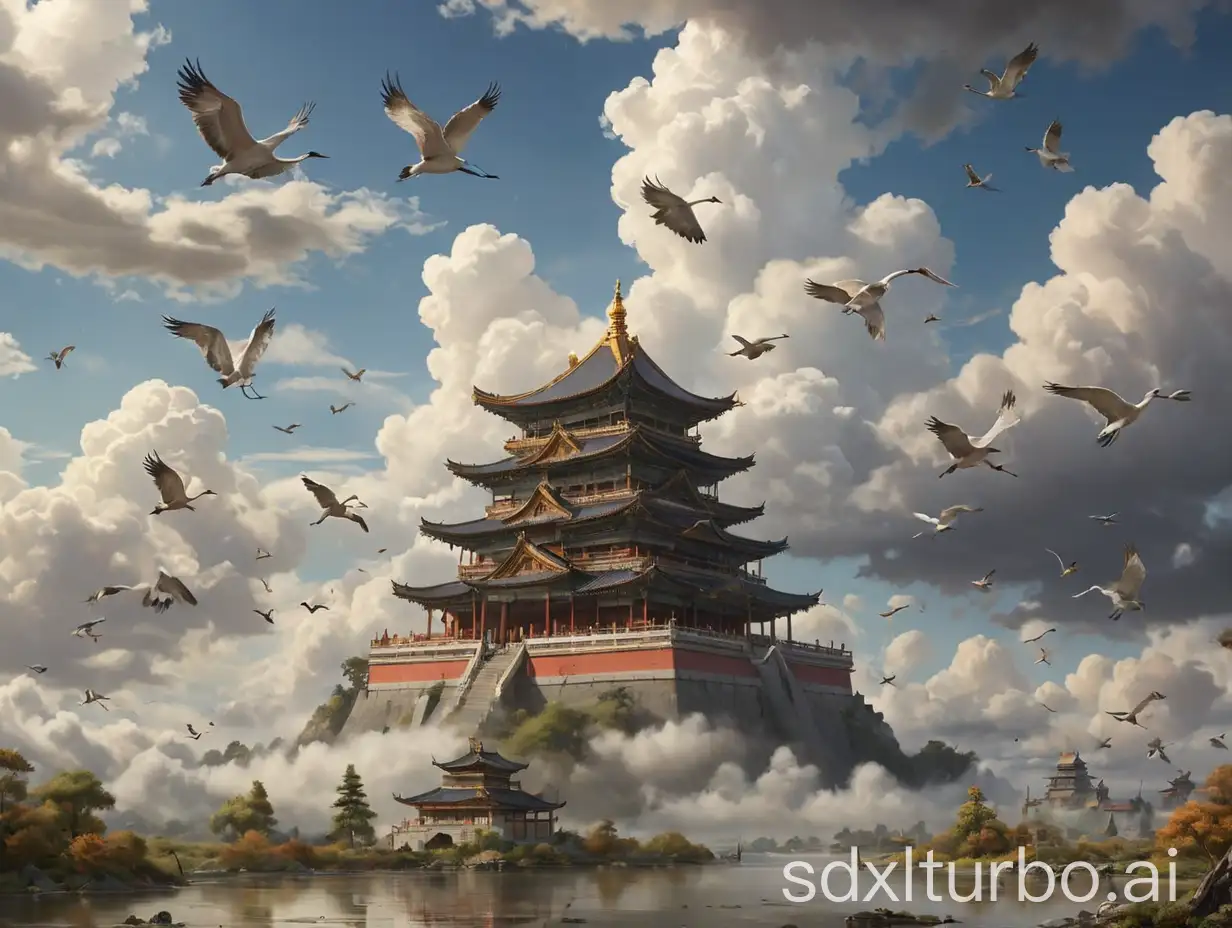Heavenly-Sanctuary-Guarded-by-Clouds-and-Cranes