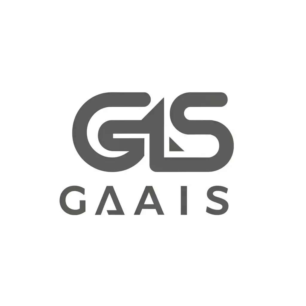 a logo design, with the text 'GAIS', main symbol: SERVICE AND BUSINESS, Moderate, clear background