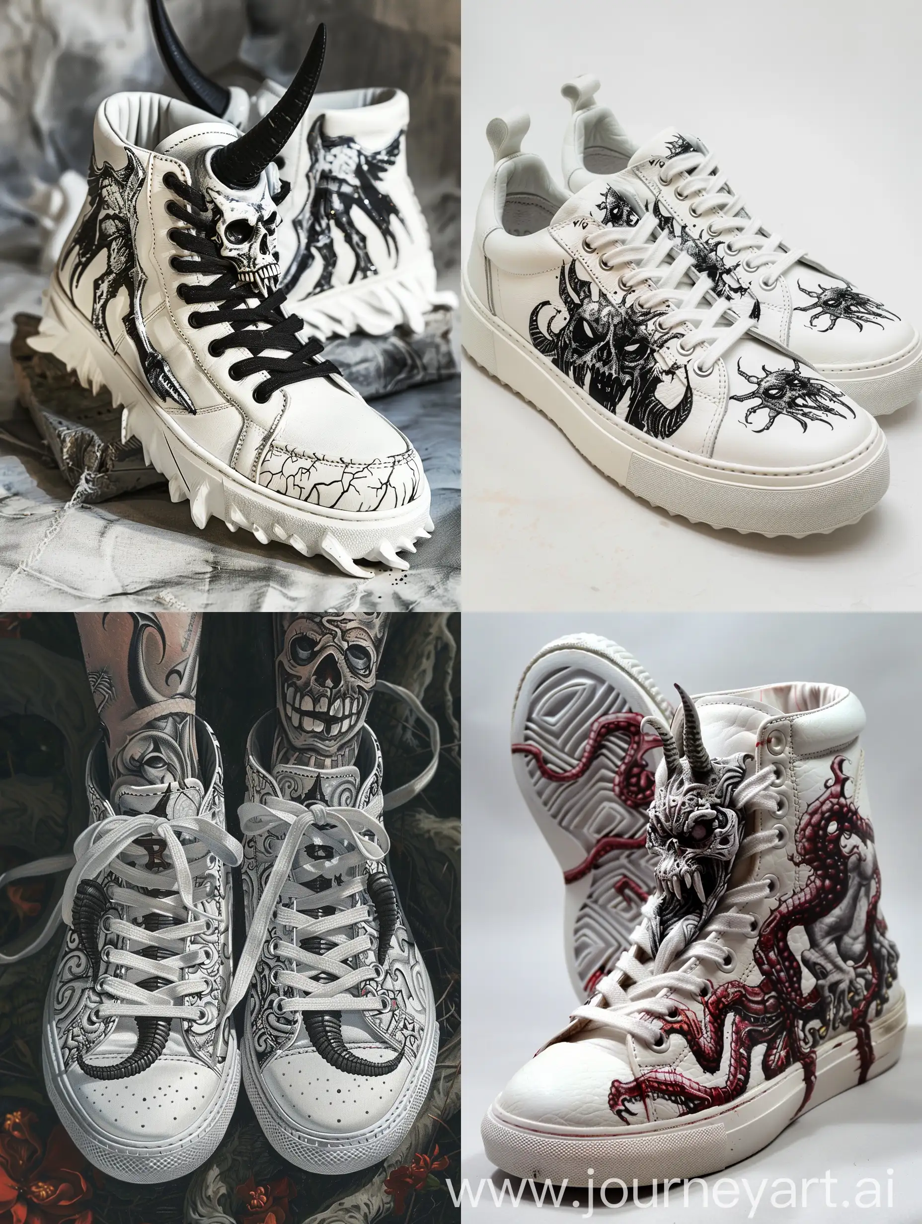 sneakers satanás brancos 