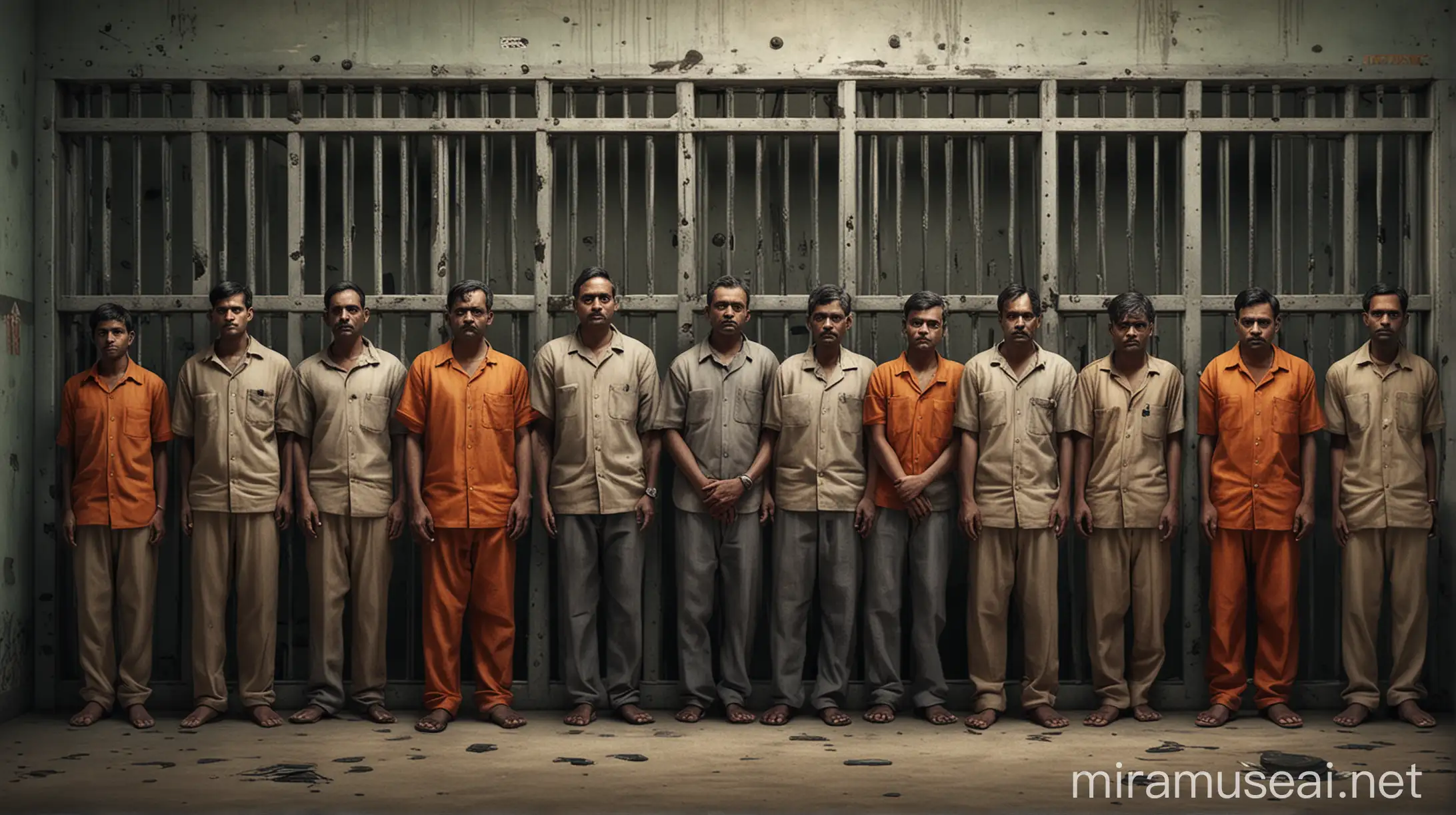Realistic AI Image Life Behind Bars in Indian Prisons