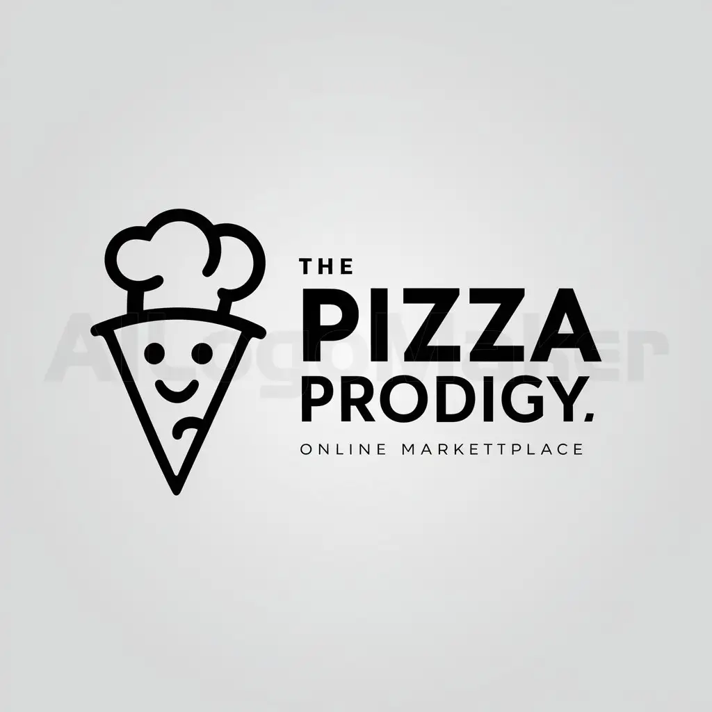 a logo design,with the text "The Pizza Prodigy", main symbol:Online Marketplace,Moderate,be used in Restaurant industry,clear background