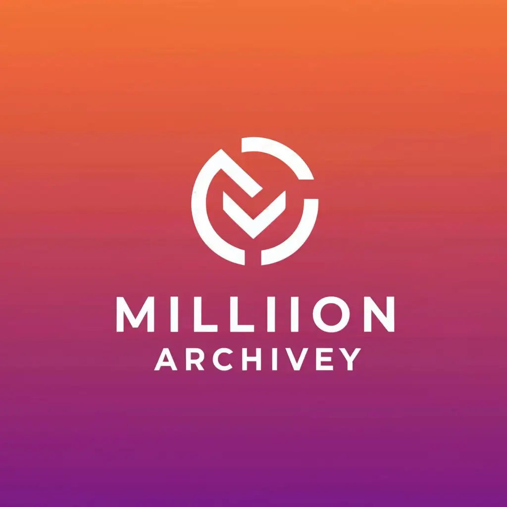 a logo design,with the text "Million Archive", main symbol:money,Moderate,be used in Retail industry,clear background