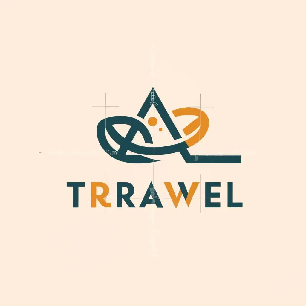 a logo design,with the text "Travel", main symbol:Travel,Moderate,be used in Others industry,clear background