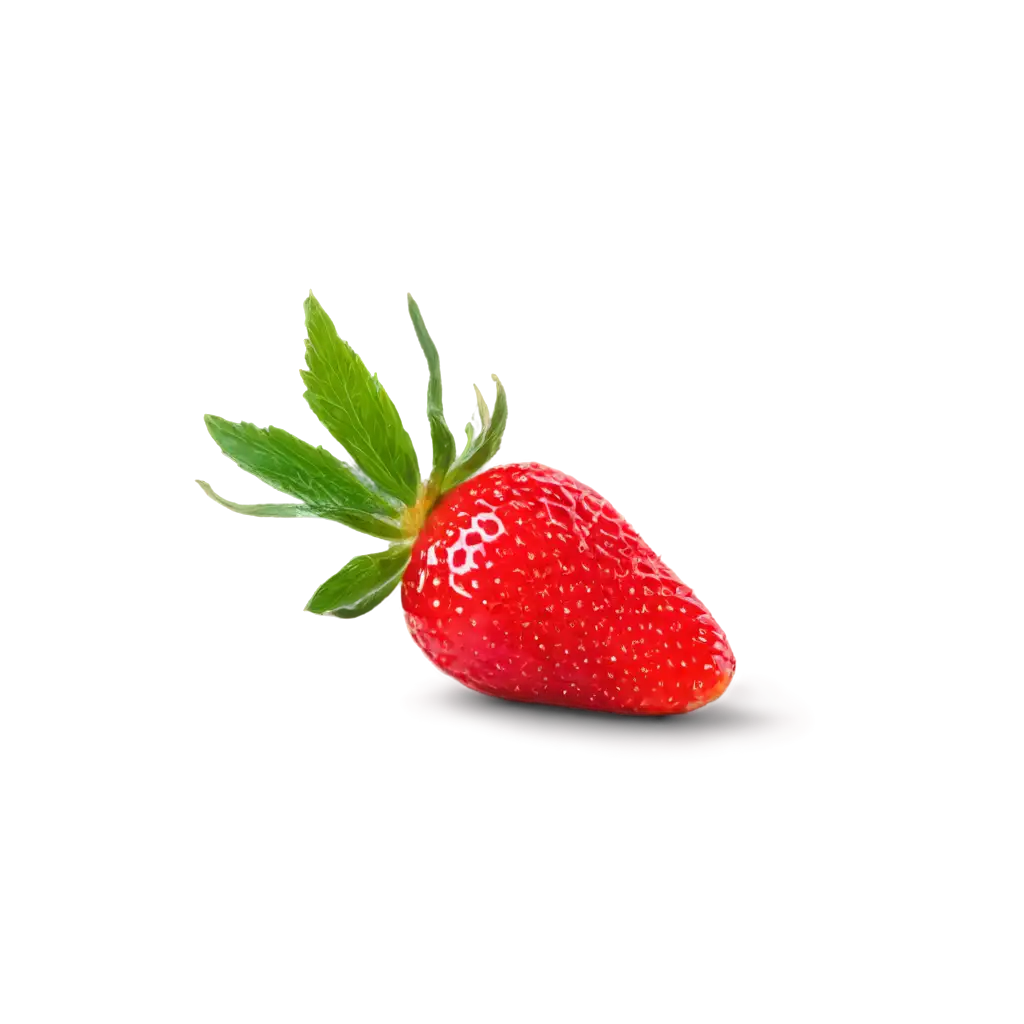 half cut strawberry