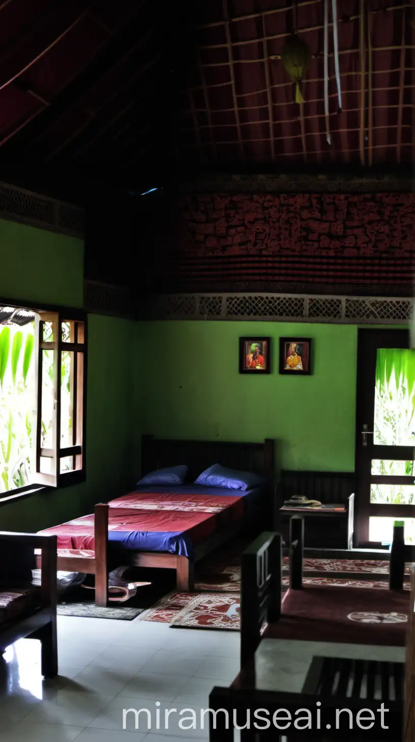 main room of Indonesian's average house in 19's