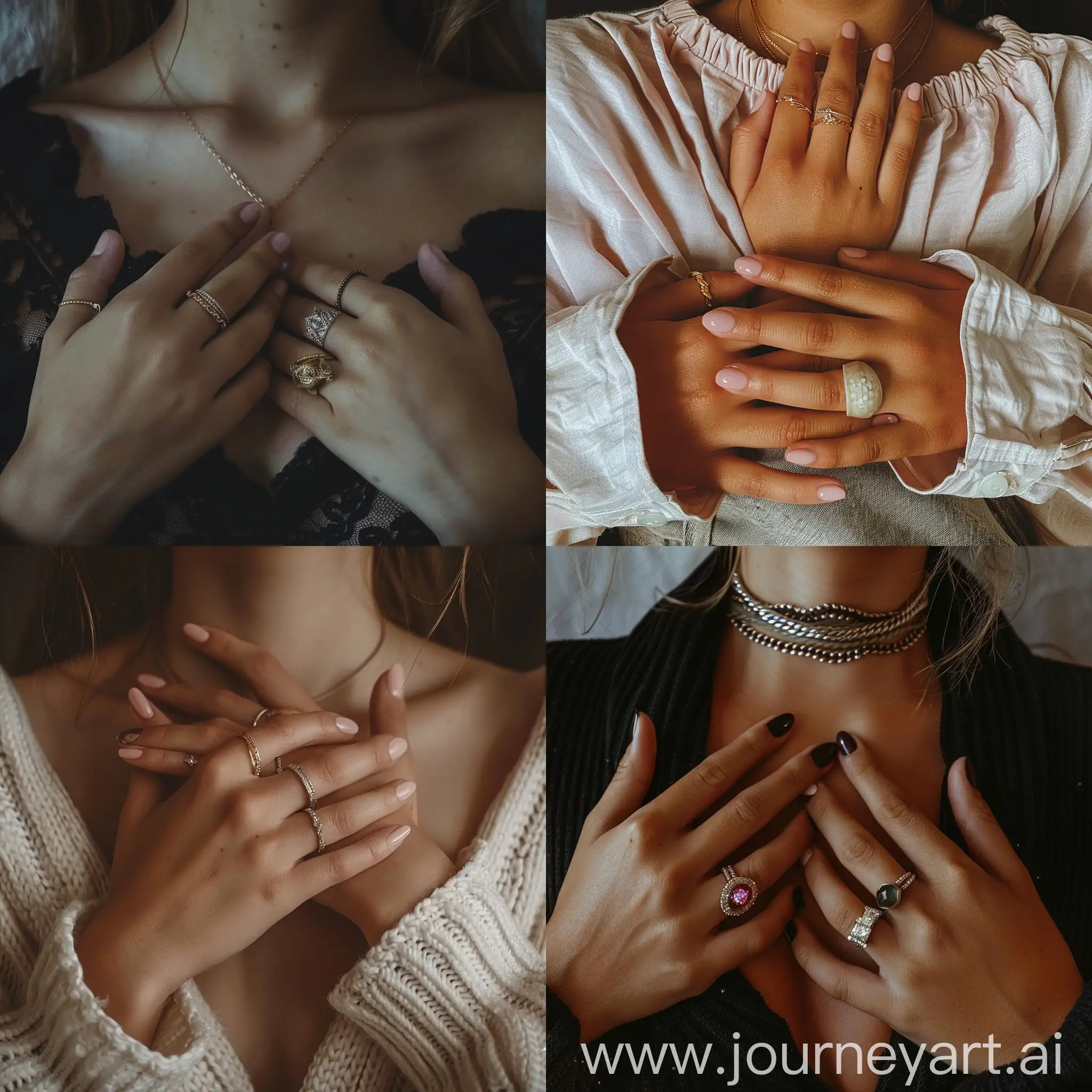 Trendy-Teenage-Girls-Manicured-Hands-with-Rings