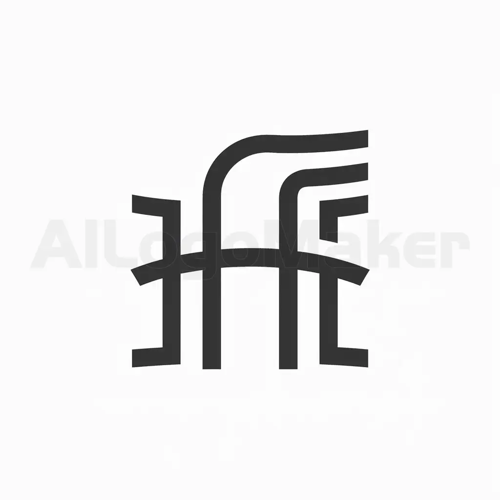 a logo design,with the text "HAifix", main symbol:alphabet H and F,Minimalistic,be used in Technology industry,clear background