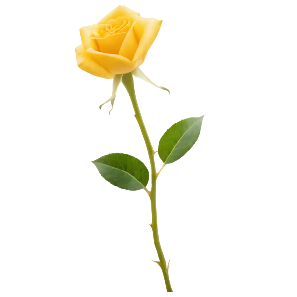 Vivid-CloseUp-PNG-Image-of-a-Yellow-Rose-Flower-Enhance-Your-Content-with-HighQuality-Floral-Imagery