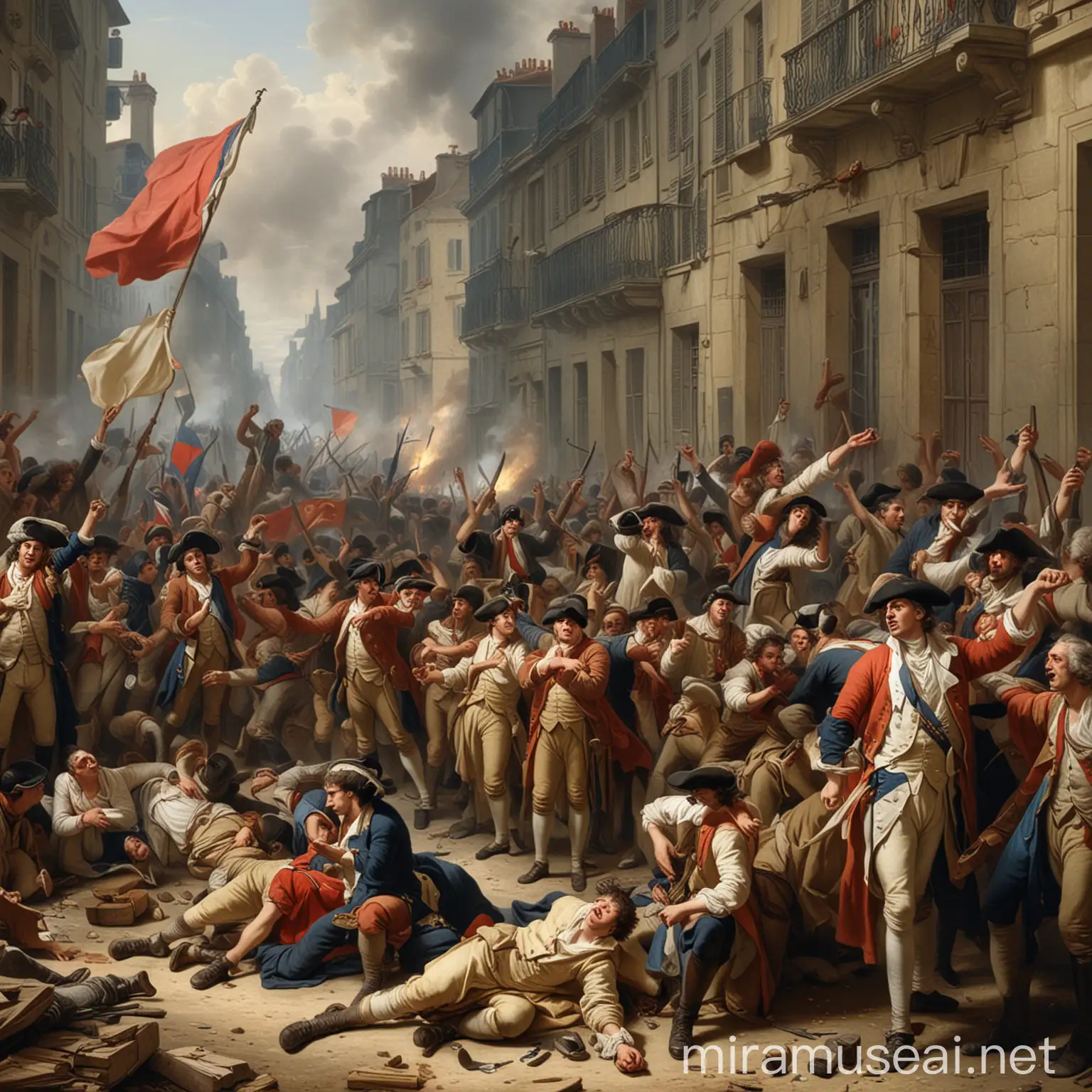 People upset with their lives in French revolution 